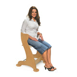 Badger Basket Embassy Adjustable Wood High Chair – Natural