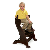 Badger Basket Embassy Adjustable Wood High Chair – Espresso