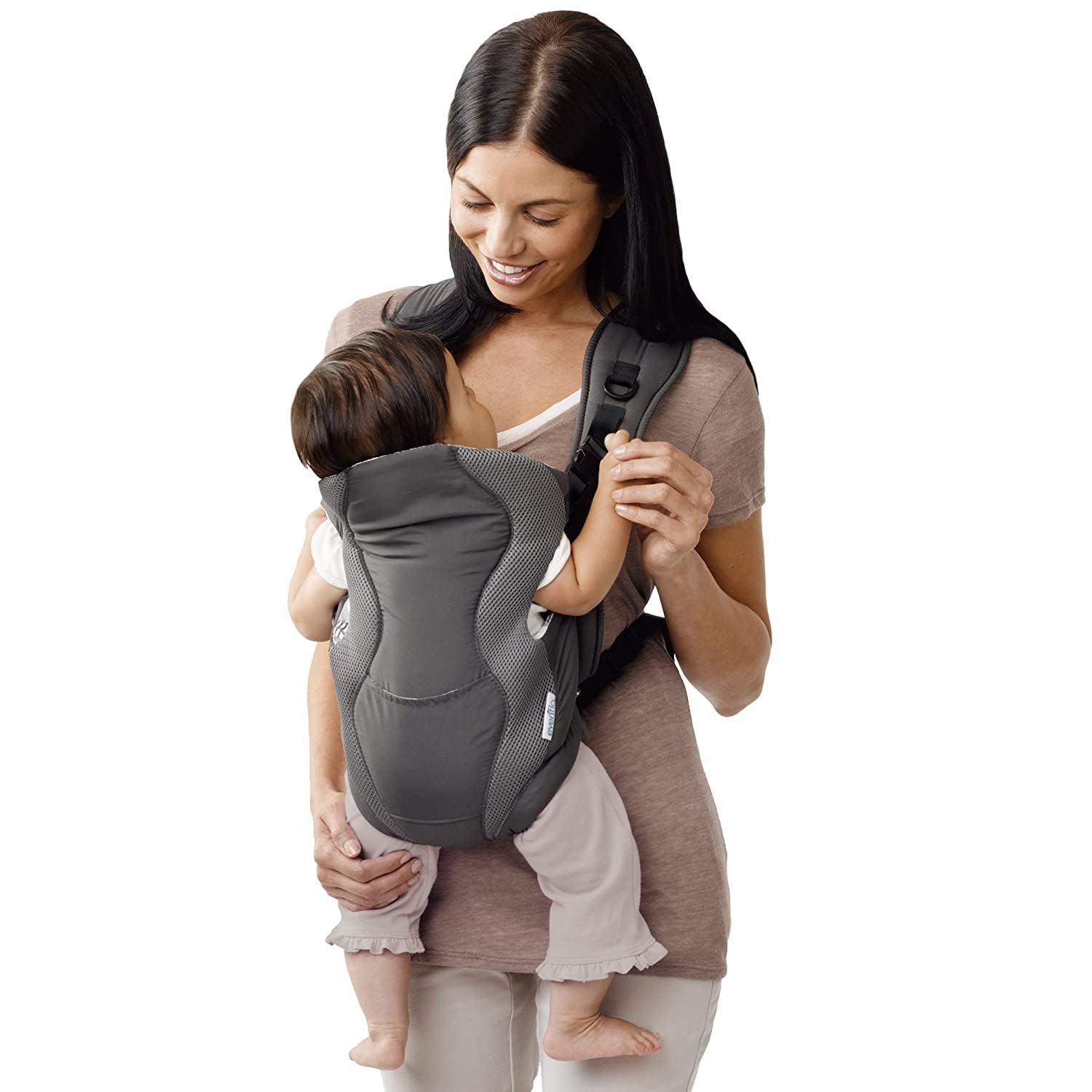 evenflo soft Evenflo Breathable Soft Carrier, Grey Chevron – S&D Kids