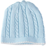 Baby Dove Cable Knit Take Me Home Set w/ Hat in Blue