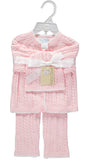 Baby Dove Cable Knit Take Me Home Set w/ Hat in Pink
