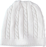 Baby Dove Cable Knit Take Me Home Set w/ Hat in White