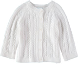 Baby Dove Cable Knit Take Me Home Set w/ Hat in White
