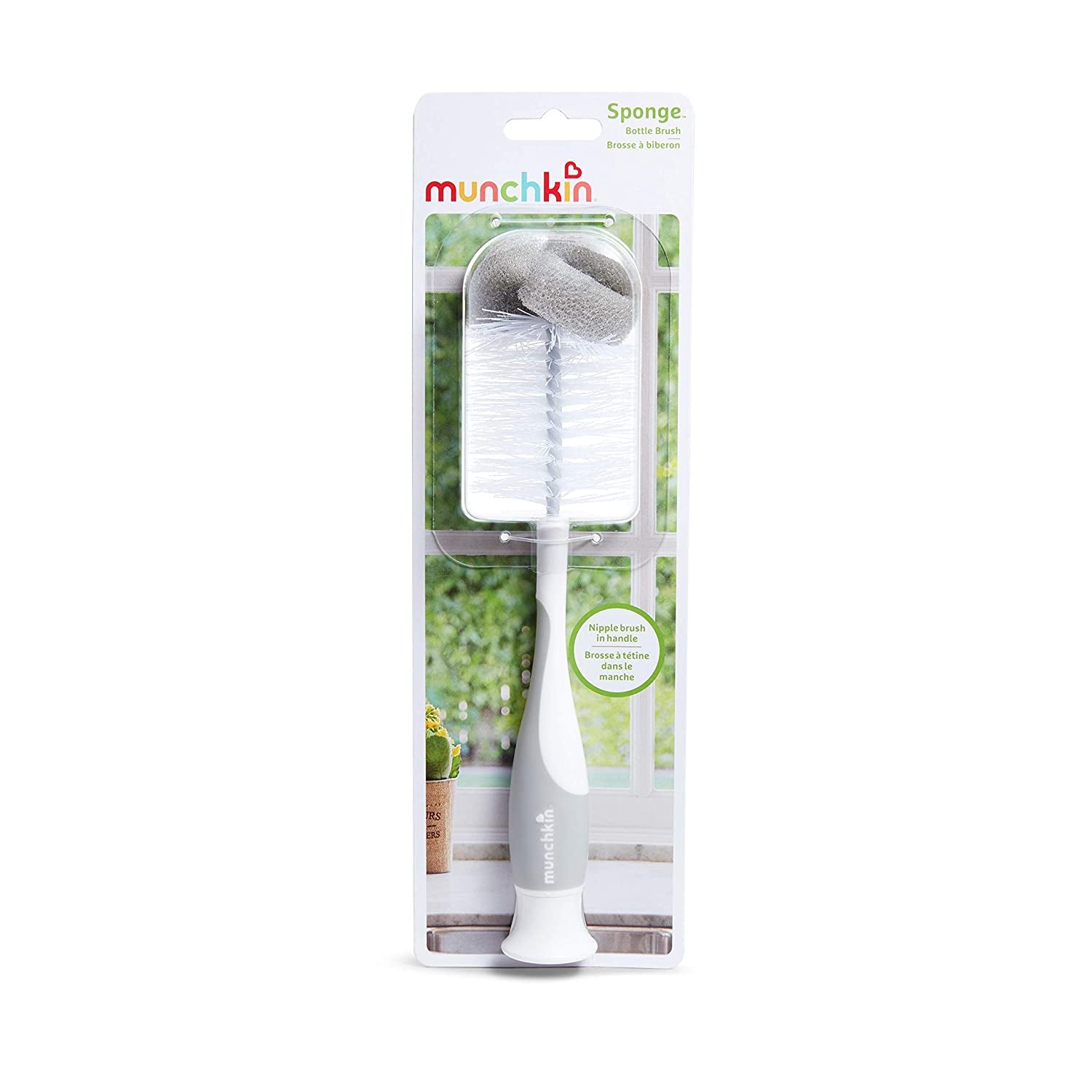 Munchkin Sponge Bottle Brush - Sage