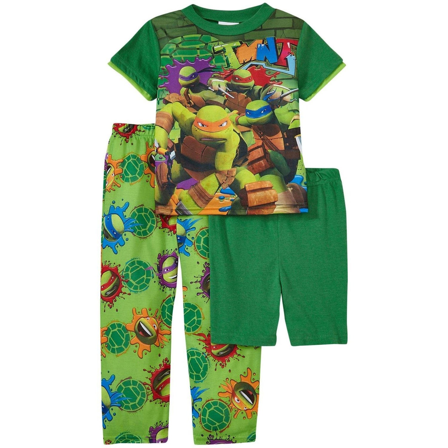 Nickelodeon Boys 4-10 TMNT 3-Piece Pajama Set
