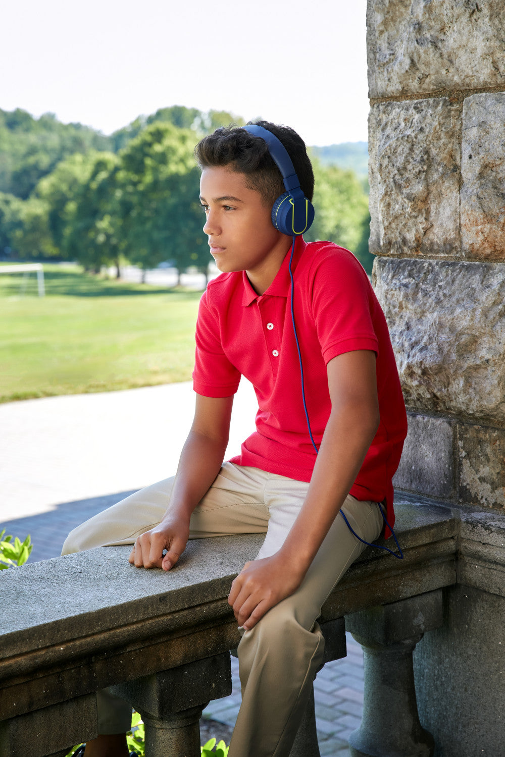 French Toast Boy's Short Sleeve Pique Polo