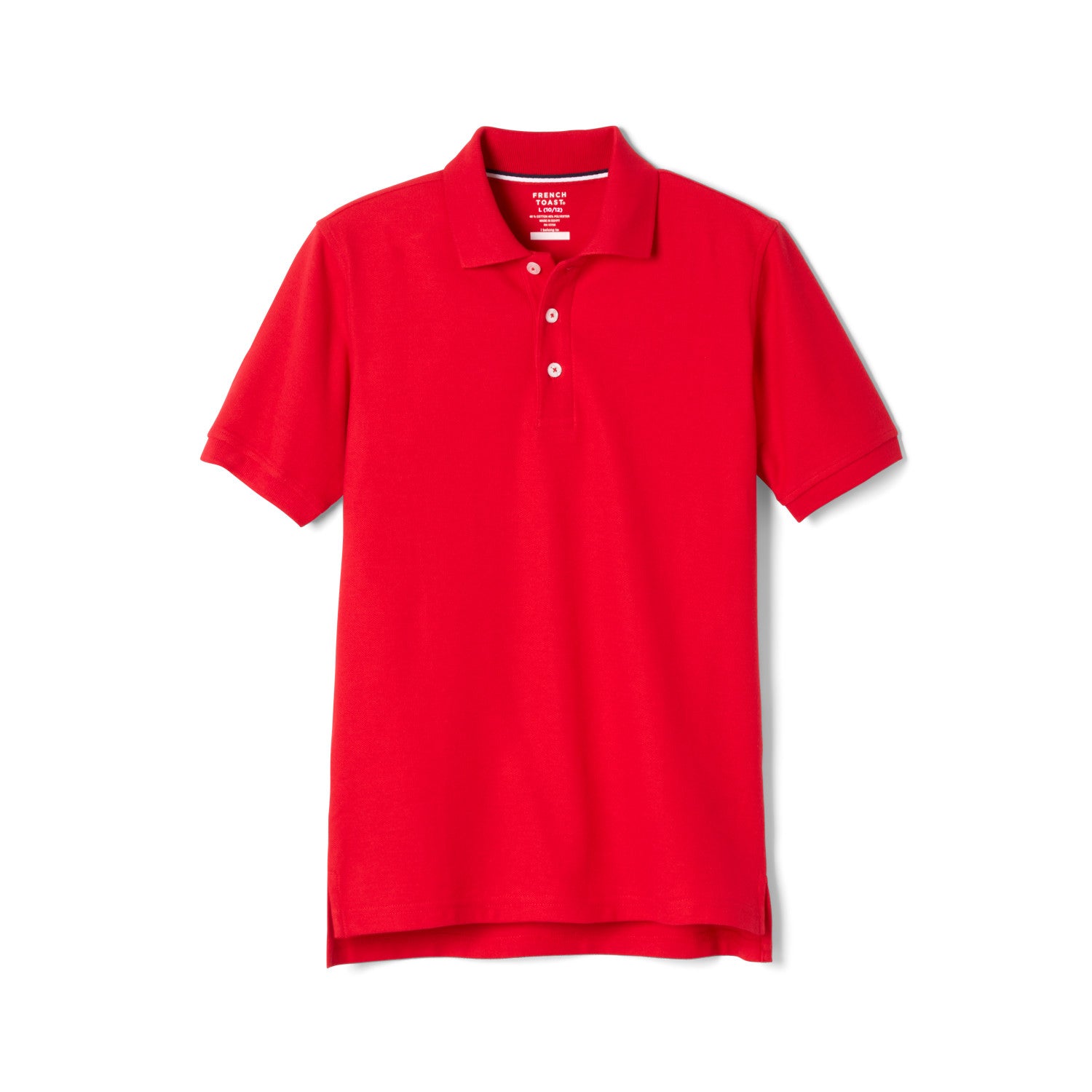 French Toast Boys' Short Sleeve Pique Polo