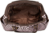 Baby Essentials Satchel Diaper Bag, Brown / Pink