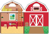 Melissa & Doug Puffy Sticker Play Set - On the Farm - 52 Reusable Stickers, 2 Fold-Out Scenes