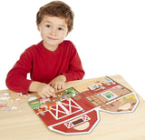 Melissa & Doug Puffy Sticker Play Set - On the Farm - 52 Reusable Stickers, 2 Fold-Out Scenes