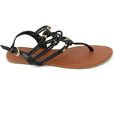 Chatties Womens 5-11 Rope T-Strap Sandal