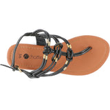 Chatties Womens 5-11 Rope T-Strap Sandal