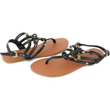 Chatties Womens 5-11 Rope T-Strap Sandal