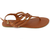 Chatties Womens 5-11 Rope T-Strap Sandal