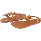 Chatties Womens 5-11 Rope T-Strap Sandal