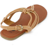 Chatties Womens 5-11 Rope T-Strap Sandal
