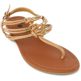 Chatties Womens 5-11 Rope T-Strap Sandal
