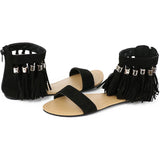 Chatties Womens Tassel Sandal