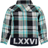 Quad Seven Little Boys 2T-4T Woven Plaid Pant Set