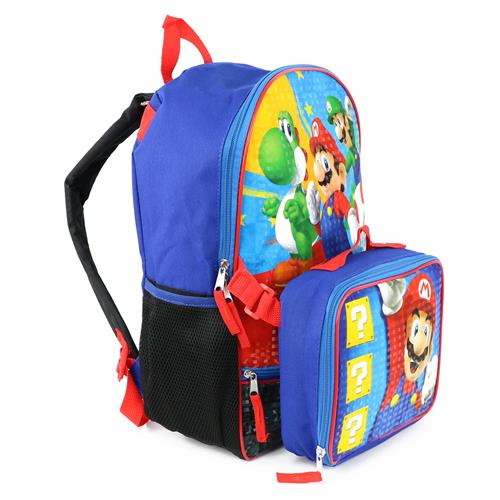 Nintendo Boys Super Mario Backpack Lunch