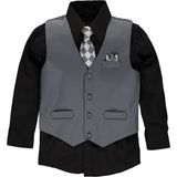 Vittorino Boys 4-7 4-Piece Suit Vest Set