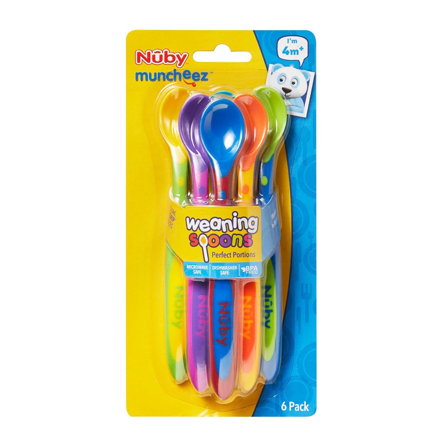 Munchkin Easy Squeezy Spoon, BPA-Free, Color May Vary 