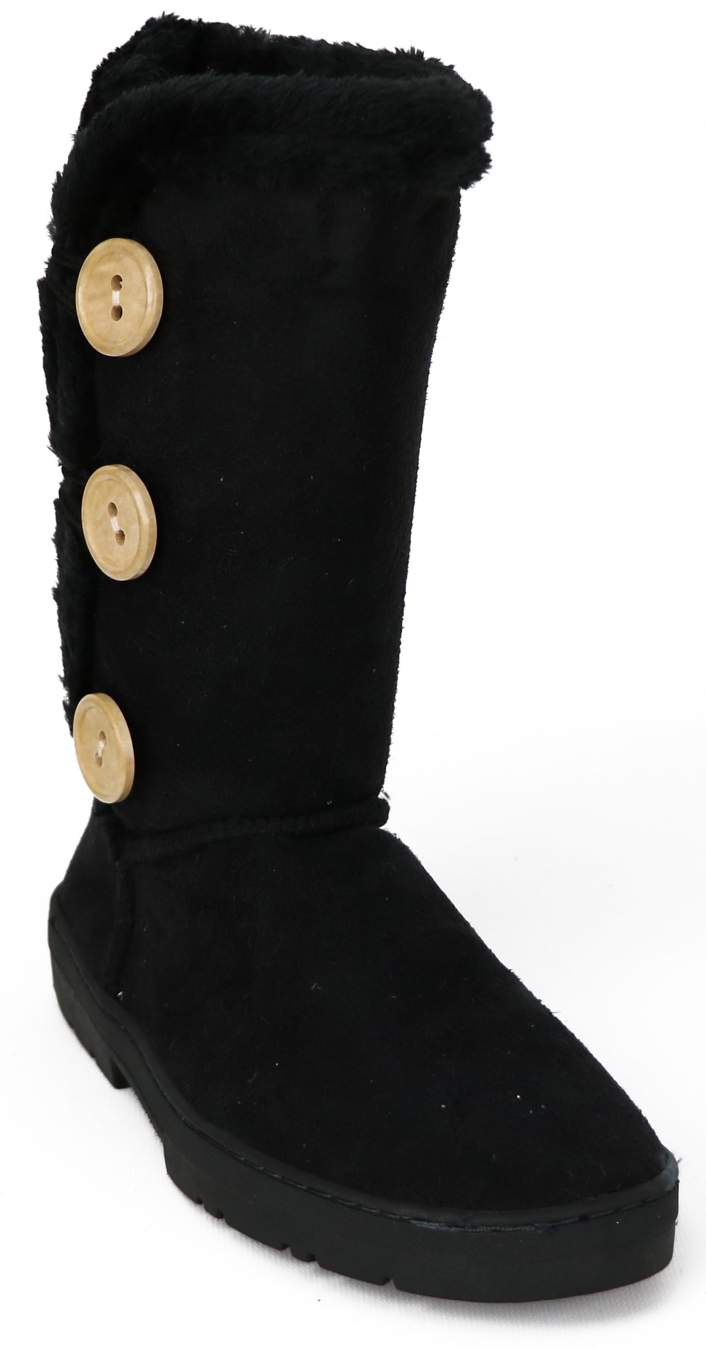 Chatz Womens Microsuede Button Boots