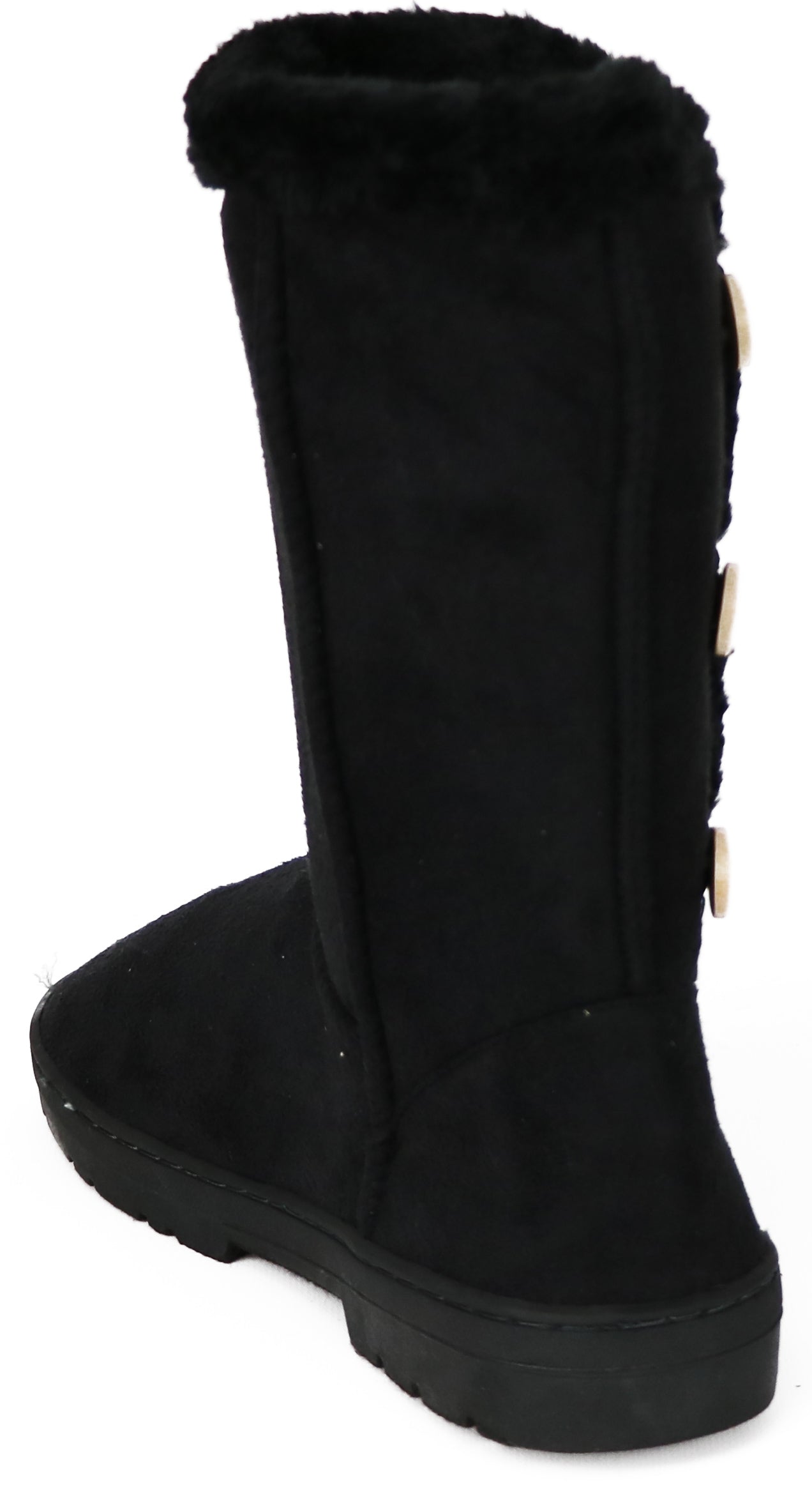 Chatz Womens Microsuede Button Boots