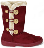 Chatz Womens Microsuede Button Boots