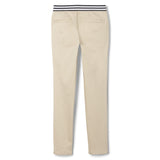 French Toast Stretch Contrast Elastic Waist Pull-on Pant