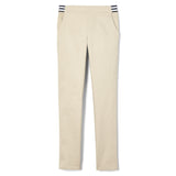 French Toast Stretch Contrast Elastic Waist Pull-on Pant