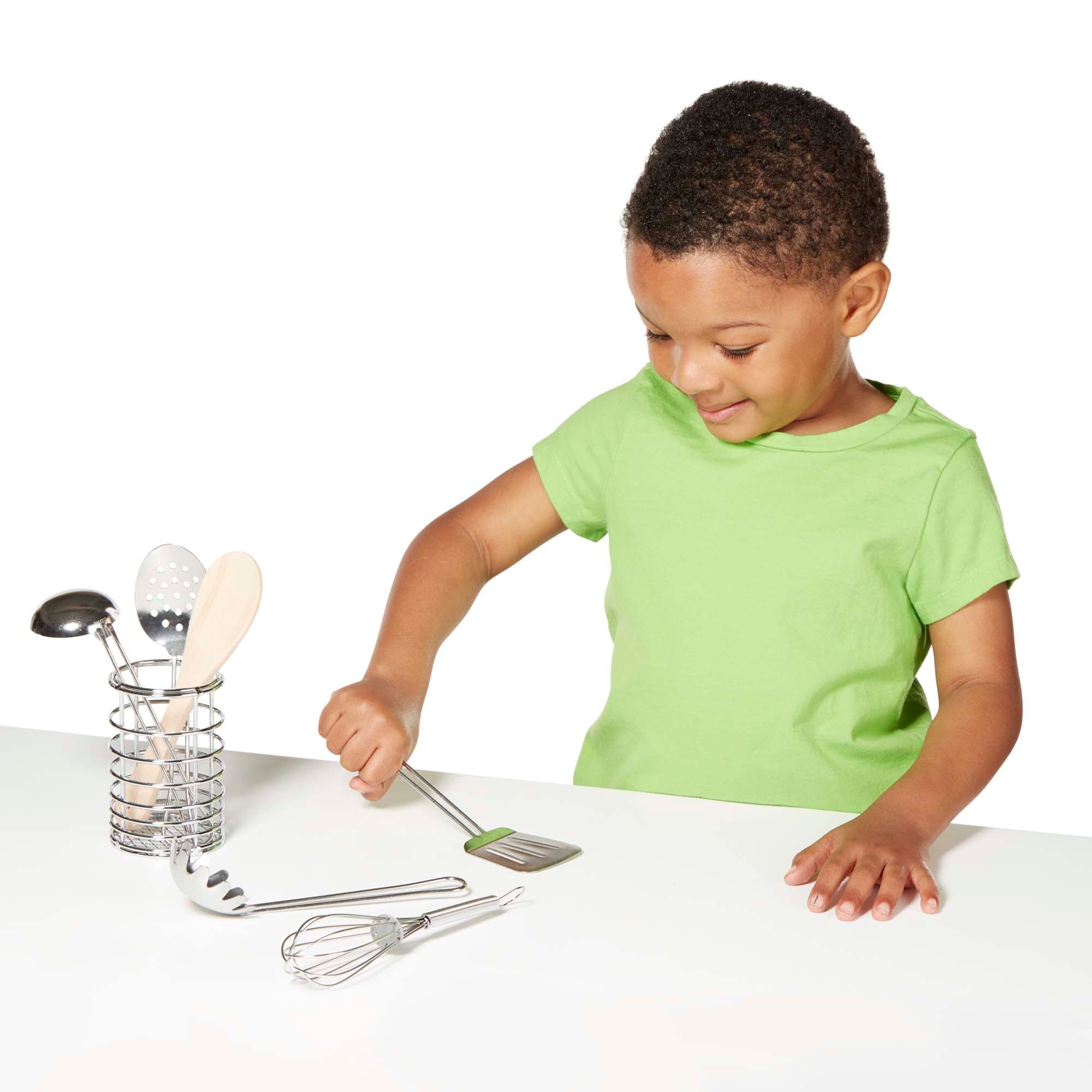 Melissa and Doug Let's Play House! Stir & Serve Cooking Utensils