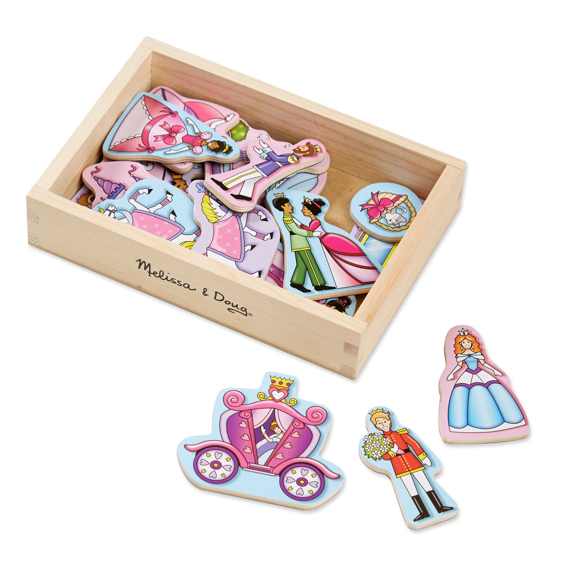 Melissa and Doug Wooden Princess Magnets S D Kids