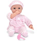Melissa and Doug Mine to Love Mariana 12'' Poseable Baby Doll With Romper, Hat