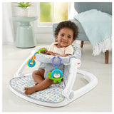 Fisher Price Sit-Me-Up Floor Seat - Honeydew Drop, portable infant chair with toys
