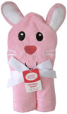 Luvable Friends Animal Face Hooded Towel, Bunny