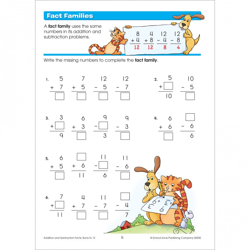 School Zone Math Basics Grade 2 Workbook
