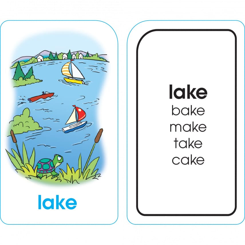 School Zone Word Families Flash Cards