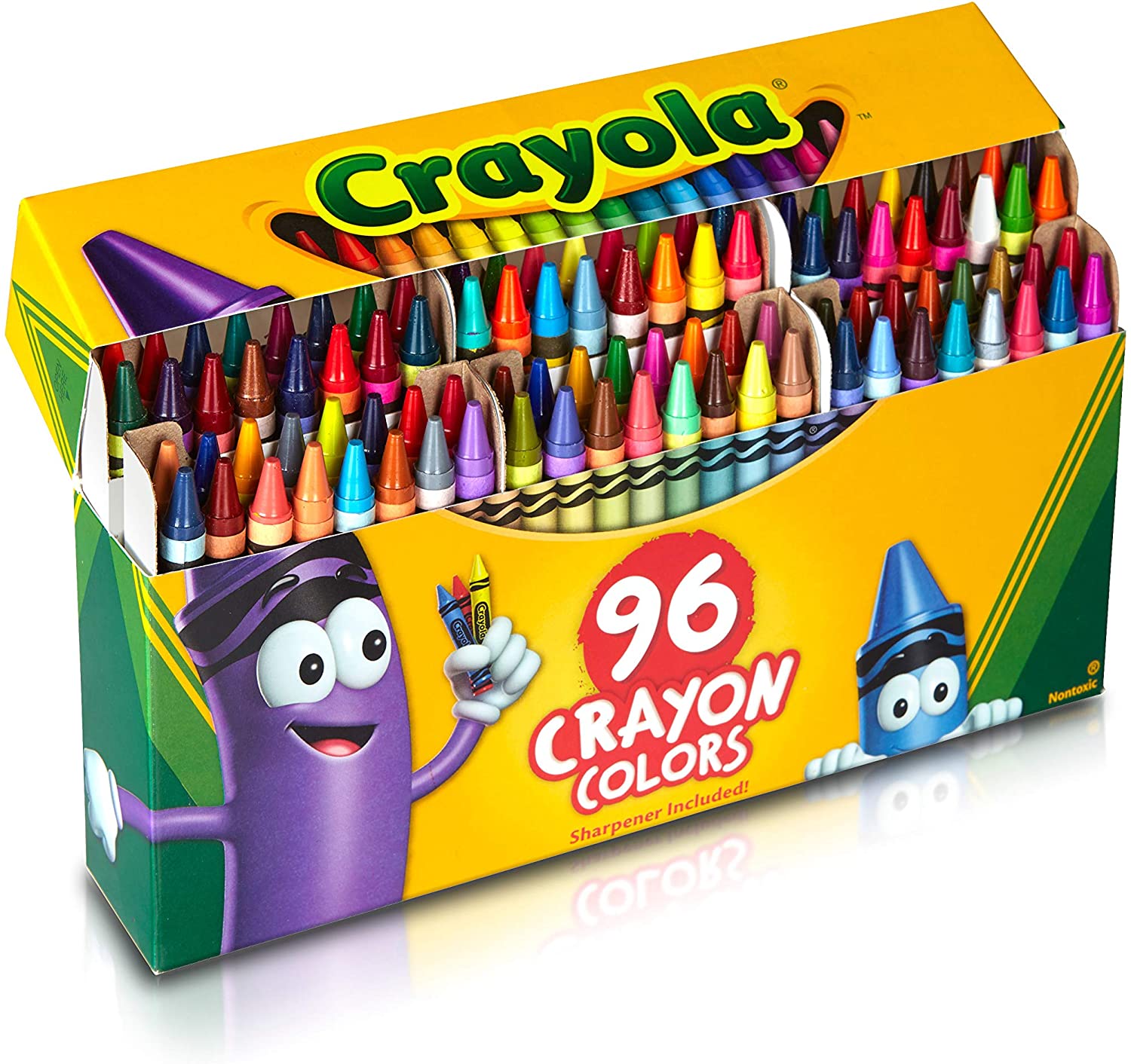 CRAYOLA - Fun Coloring Set, Activité Créative pour La Maison Et L'École, Marqueurs, Crayons, Cires, Colles À Paillettes, 7438 CRAYOLA - Fun Coloring Set, Activité Créative pour La Maison Et L'École, Marqueurs, Crayons, Cires, Colles À Paillettes, 7438