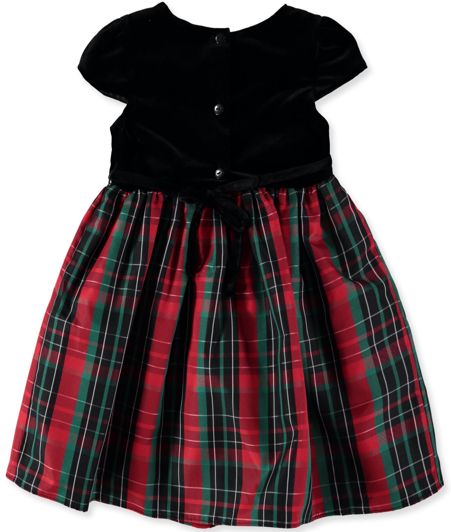 youngland christmas dress Girl's Black Red Lace Holiday Christmas