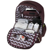 Fisher Price Diaper Bag Backpack with Cell Phone and Tablet Pockets and Stroller Clips