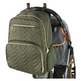 Fisher Price Diaper Bag Backpack with Cell Phone and Tablet Pockets and Stroller Clips