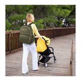 Fisher Price Diaper Bag Backpack with Cell Phone and Tablet Pockets and Stroller Clips