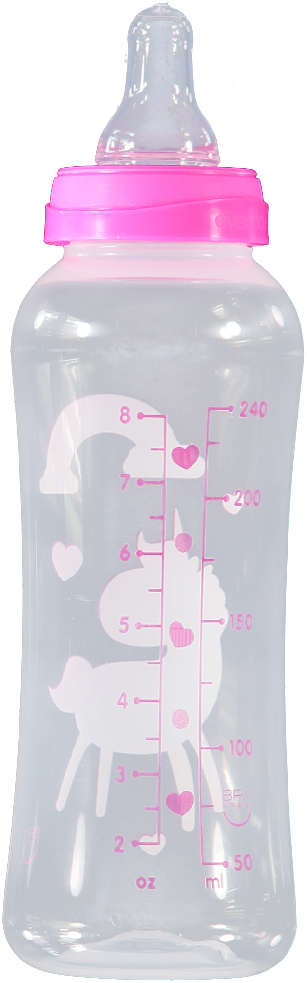 pink evenflo bottles Evenflo Feeding 6 Pack Assorted Designs Bottles