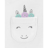 Carters Girls 0-24 Months Unicorn Bodysuit Pant Set