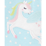 Carters Girls 2T-5T Unicorn Cotton Sleeper