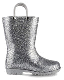 Lilly Of New York Girls 5-10 Toddler Glitter Rainboot