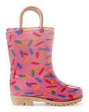Lilly Of New York Girls 11-3 Sprinkles Rainboot