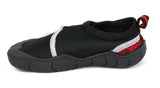 Norty Unisex Velcro Aqua Socks Pool Beach Water Shoe, Sizes 5-10