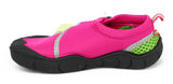 Norty Girls Velcro Aqua Socks Pool Beach Water Shoe, Sizes 5-10
